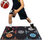 Topyond Basketball Footstep Training Mat, Non Slip Silent Rubber, 76x106.7x0.2cm, Agility Dribble Trainer for All Ages