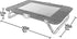 Lifestyle Pet Cot Elevated Bed, Premium Tear Resistant Cooling Mesh, Lightweight & Portable, No Assembly Required, 3