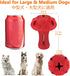 SCHITEC Dog Chew Toy for Large & Medium Dogs, Rubber Treat Dispensing Toy for Aggressive Chewers, Interactive Puzzle