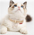 PetsHome Cat Collar and Dog Collar, Bling Rhinestones Premium PU Leather with Pendant, Adjustable Collars for Big Cat