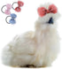 Generic Silkie Hair Bows and Headbands for Chicken - Costume Headwear, Hand Wash