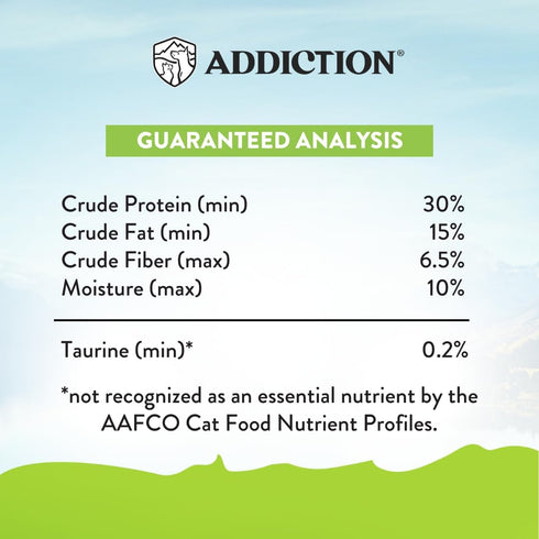 Addiction Viva Venison Cat Grain Free Dry Cat Food, Complete Balanced Recipe for Healthy Digestion, 4 lb (2 Packs)