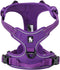 TRUE LOVE TLH5651 Adjustable No-Pull Dog Harness, Reflective Pup Vest, Comfortable Control, Brilliant Colors (Purple, L)