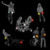 Stylish Safety Reflectors, Reflective Gear for Jackets, Bags, Backpacks, Strollers (Circle, Mix-4-Pack)