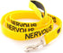 Dexil Limited Nervous Yellow Color Coded Padded Dog Leash, 2 4 6 Foot (Give Me Space)