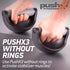 Grip Strength Trainer Rings for Rock Climbing, Bouldering, Jujitsu, Hand Grip, Forearm Stress Relief, Converts PushX3