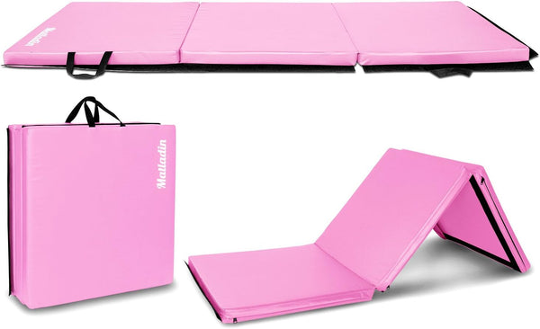 Matladin 6' Folding Tri-fold Gymnastics Gym Exercise Aerobics Mat, 6ft x 2ft x