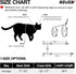 azuza Cat Harness and Leash Set - Escape Proof Adjustable Vest for Walking, Pineapple Design for Small to Large Cats