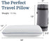 WEEKENDER Gel Memory Foam Camping Pillow - Travel Essentials for Neck Support, Compatible for Camping and Airplane