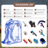 La La Pet 11Pcs Set Grooming Kit with Bag - Brush for Horse Cleaning, Care and Tack Room Supplies