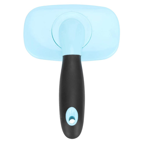 Pet Hair Comb, 360° Rotation Deshedding Slicker Brush for Cat Dog Cleaning (Blue)