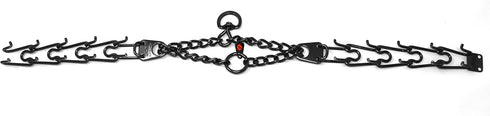 Herm Sprenger Black Stainless Steel Prong Dog Anti Pull Training Collar, Swivel Ultra-Plus Pet Pinch No-Pull Collar,