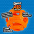 Chuckit Air Fetch Ball Dog Toy, Extra Large 3.5 Inch Diameter for Dogs Over 100 lbs