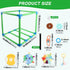 Mellisore 8 4 Puppies(Green,Size:19.7inch) Puppy Play Gym with Hanging Interactive Toys & Suction Cups, Adjustable PVC