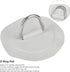 Pissente D Ring Pad, 150mm/6in Surf D Ring Patch, PVC Stainless Steel D Ring Patch for Inflatable Boat, Raft, Kayak,