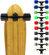VJ Longboard Truck and Wheel, 70mm Wheels w 7inch 180mm Trucks, Longboard Bearings and Hardware