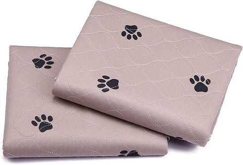 SincoPet Washable Dog Pee Pads with Puppy Grooming Gloves, Reusable Waterproof Pet Training Pads, Large Dog Bed Mat