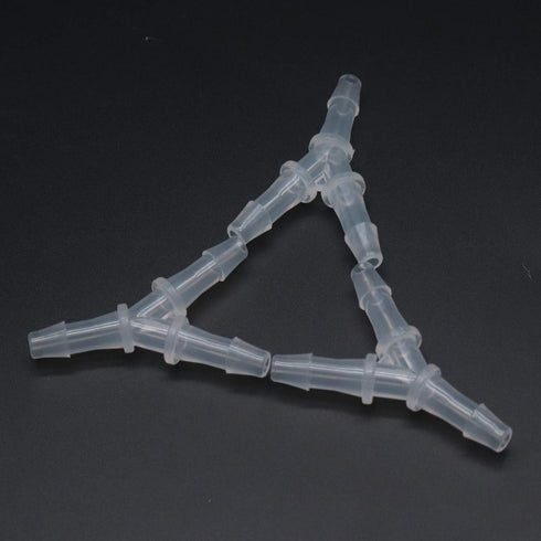 Xiaoyztan 6 Pcs Y-Type Aquarium Air Pump Accessories, Polypropylene Equal Barb Tubing Splitter Connectors
