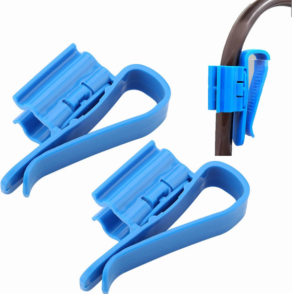 2Pcs Adjustable Hose Holder, Plastic Fish Water Pipe Clamp for 8mm to 16mm Hoses