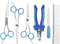 6-Piece Pet Grooming Scissors and Nail Clippers Set - Professional Dog and Cat Grooming Tools