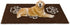 EXPAWLORER Dog Rug for Muddy Paws, Super Absorbent Microfiber Mat, Anti-Slip, Machine Washable, Brown