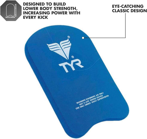 TYR Junior Kickboard Swimming Training Aid, Pool Exercise Equipment