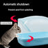 kathson Dwarf Hamster Bathroom - Chinchilla Sauna Room Plastic Sand Bath House for Gerbils, Hedgehog, Squirrel (Blue)