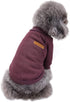 Pet Dog Classic Knitwear Sweater - Warm Winter Puppy Coat, Soft Sweater Clothing for Small Dogs (XXS, Brown)