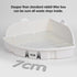 RUBYHOME Chinchilla 20 13.2 6 Rabbit Litter Box Large Bunny Guinea Pig Corner Litter Box Potty Trainer Bigger Pet Pan