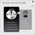 Stainless Steel Boat Rail Fittings, 60/90 Degree Marine Grade Handrail Base for 7/8 or 1 inch Tube