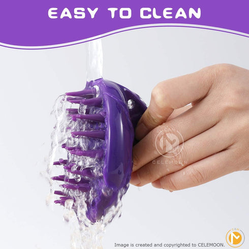 Cat Brush with Soft Rubber Pins, Washable Silicone Pet Grooming Brush for Indoor Cats, Removes Hair Mats and Loose Fur