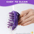 Cat Brush with Soft Rubber Pins, Washable Silicone Pet Grooming Brush for Indoor Cats, Removes Hair Mats and Loose Fur