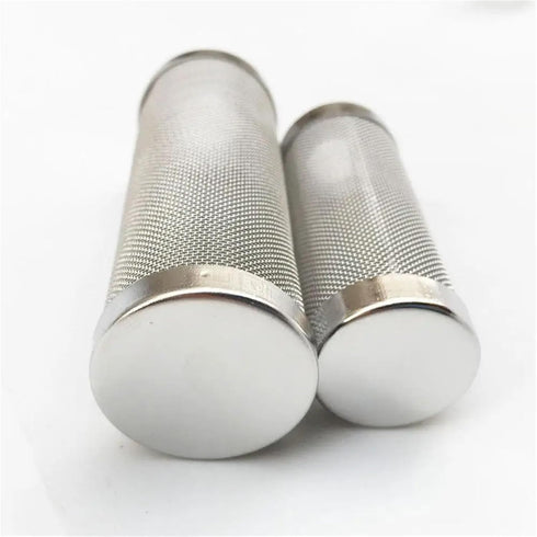 baoauh 10pcs Aquarium Stainless Steel Mesh Filter Guard Aquarium Fish Tank Filter Steel Guard Shrimp Accessories Fish