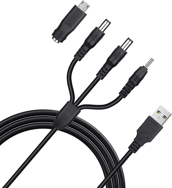 Shock Collar Charger Replacement for Petrainer, NBJU, and PATPET Training Collars, 4 in 1 USB Charging Cable