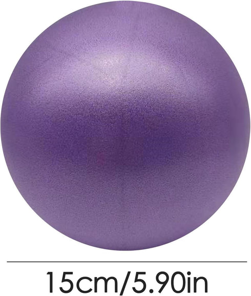 Generic 15CM Small Pilates Ball, Small Yoga Ball for Pregnancy Women, Anti Slip Inflatable Yoga Exercise Balls