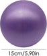 Generic 15CM Small Pilates Ball, Small Yoga Ball for Pregnancy Women, Anti Slip Inflatable Yoga Exercise Balls