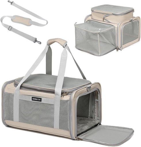 Airline Approved Pet Carrier for Cats and Small Dogs up to 15