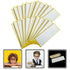 24pcs BESPORTBLE Foam Fingerboard Grip Tape Finger Skateboard Foam Tape Non Slip Finger Toy Skateboards Stickers