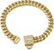 Dog Chain Collar - 12MM Heavy Duty Cuban Chain, 316L Stainless Steel Silver/Gold Training Collar (12'', Gold)