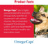 Omega-Caps Extra Strength for Large Breeds - Vet Formulated for Healthy Skin & Coat, Reduces Shedding, 60 Soft Gel