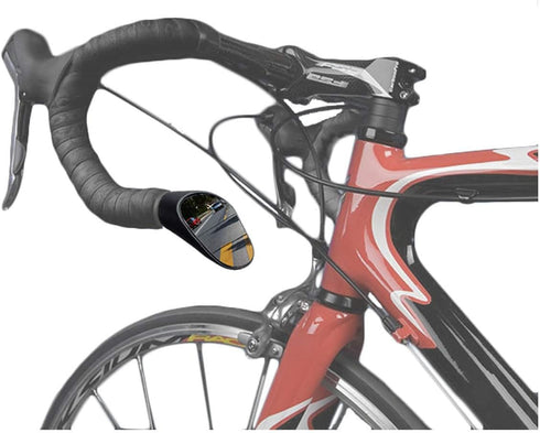 Sprintech Road Drop Bar Rearview Bike Mirror - Safety Bicycle Mirror, Pair Dropbar (Black)
