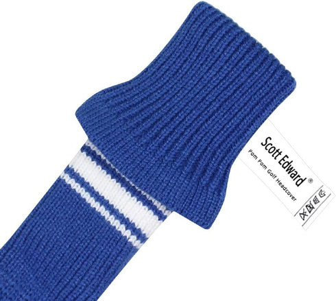 Scott Edward Golf Headcovers Set of 3 for Woods - Fits Driver (460cc), Fairway Wood & Hybrid (UT)