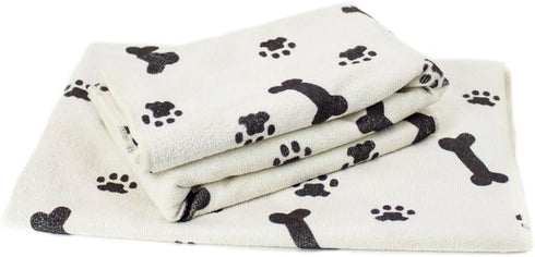 Zwipes 779 Microfiber 5-Pack Small Pet Cloths, Soft Terry Drying Cleaning Towels (Size: 16" x 16")