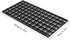 2pcs 30cm x 15cm Plastic Grid Divider Tray for Aquarium Fish Tank Bottom Isolation, Black