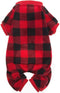 SCENEREAL Dog Pajamas for Small to Large Dogs, Warm Puppy Onesie Outfits for Winter Christmas - Dog Jammies Pjs