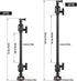 LIXADA Kayak Camera Mount Stand - 25.6''/19.7'' Length, Lightweight and Portable Mounting Support for Kayak