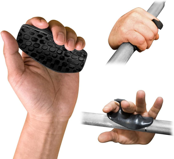 CutS Weight Lifting Grips for Men & Women, Non-Slip Rubber Gym Grips for