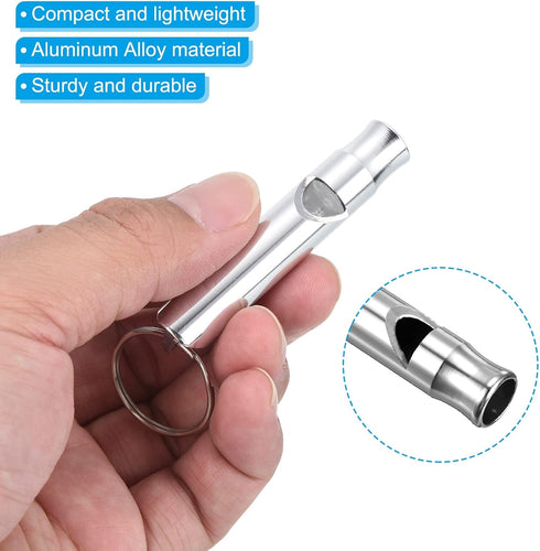 PATIKIL Emergency Whistles with Keychain, Aluminum Survival Whistle for Camping and Outdoors