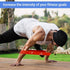 Resistance Bands Set for Men and Women, 5 Different Levels Elastic Band for Home Gym Workout