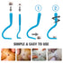 Cat & Dog Grooming Set, Fine Tooth Comb for Removing Dandruff Flakes & Hair in Blue